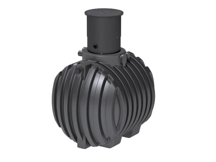 Roth Regenwasser-Zisterne 3500 Liter inkl. Domschacht, Deckel und Überlaufsiphon
