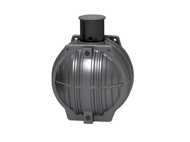Roth Retentionszisterne Rund PLUS 6000 Liter, 100% Retention