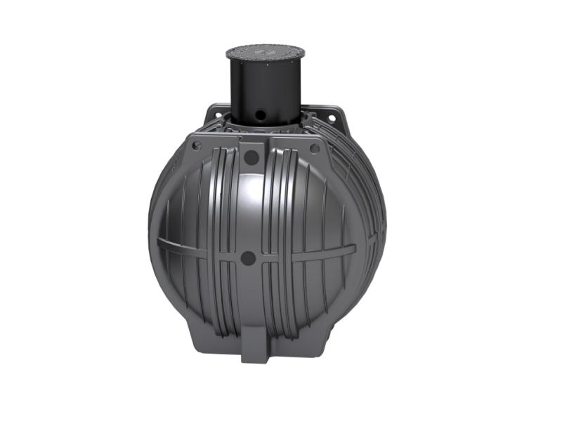 Roth Retentionszisterne Rund PLUS 6000 Liter, 50% Retention