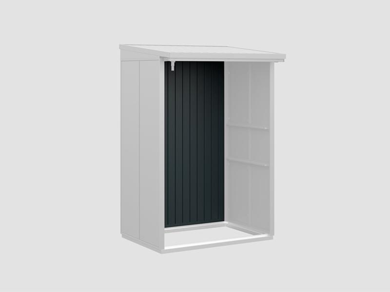 Rückwand EcoStar-Kaminholzregale Typ 1 anthrazit