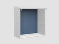 Rückwand EcoStar-Kaminholzregale Typ 2 blau