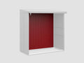 Rückwand EcoStar-Kaminholzregale Typ 2 rot