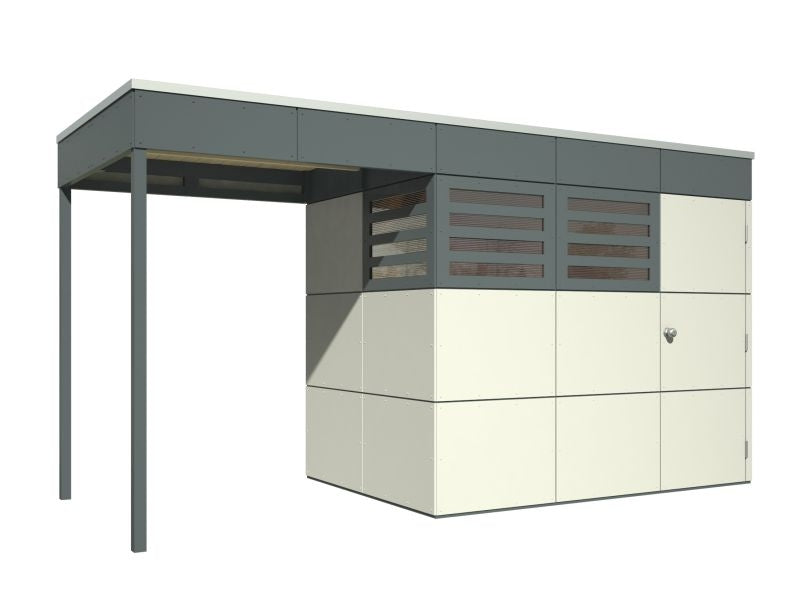 Seitlicher Anbau für Crosscube 2 schiefergrau