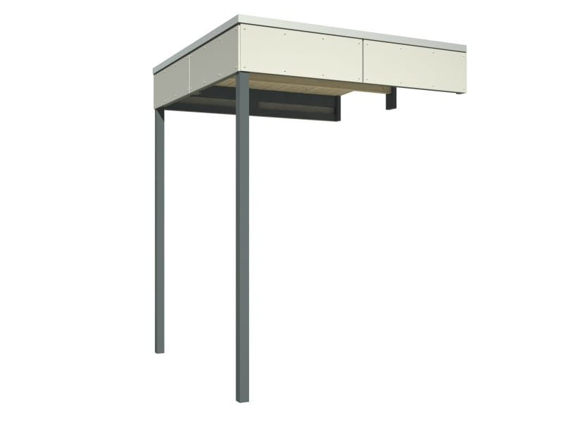 Seitlicher Anbau für Crosscube 2 telegrau