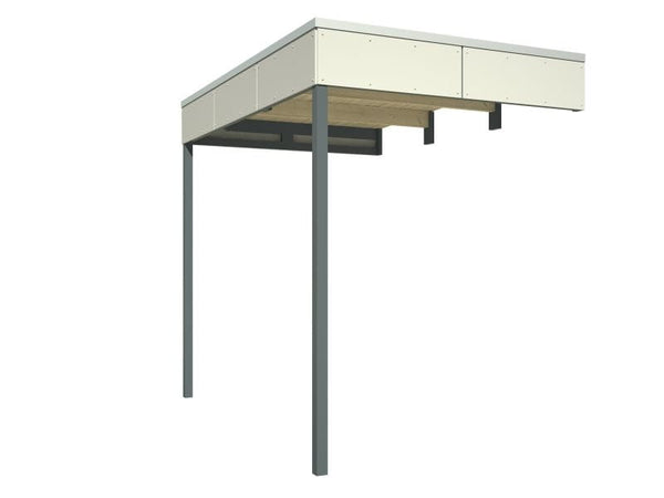 Seitlicher Anbau für Crosscube 3 und 4 telegrau