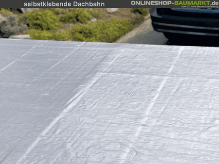selbstklebende Dachbahn 45 qm für Flachdachhäuser