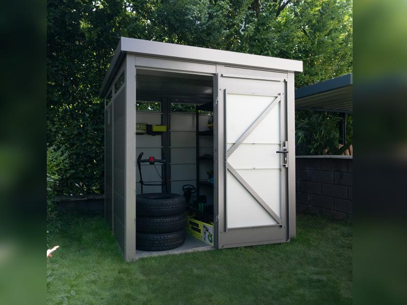 Shape Metallgerätehaus 4x3 m, Typ 7, ohne Oberlicht