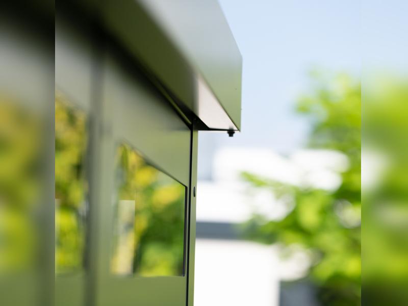 Shape Metallgerätehaus Typ 31, mit Oberlicht rundherum 1 x 2 m