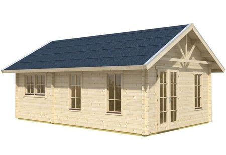 Skan Holz Blockbohlenhaus Bern 4 45plus, 660 x 420 cm