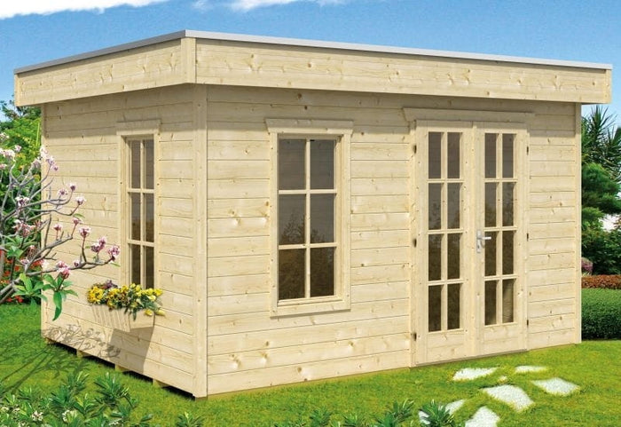 Skan Holz Blockbohlenhaus Breda, 380 x 300 cm