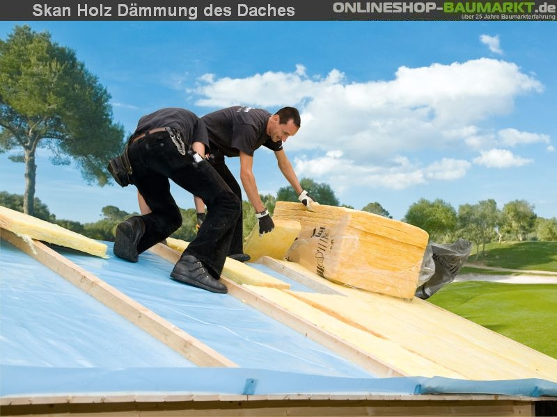 Skan Holz Blockbohlenhaus Toronto 2 70plus, 560 x 420 cm
