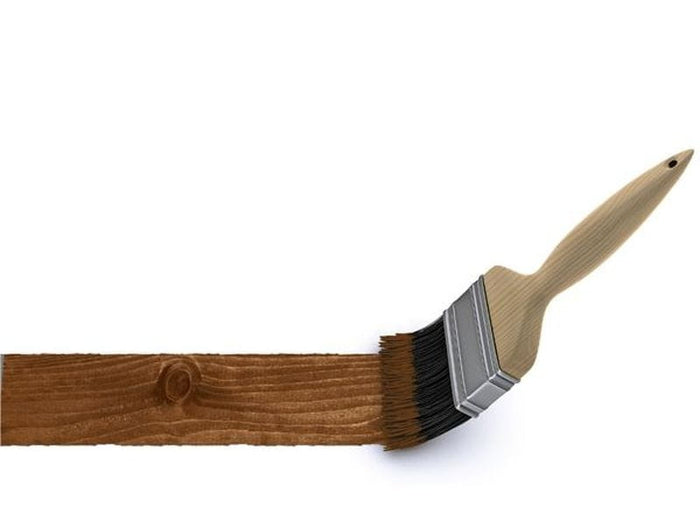 Skan Holz Brüstung in nussbaum für Pavillon 270 cm Balkonschalung