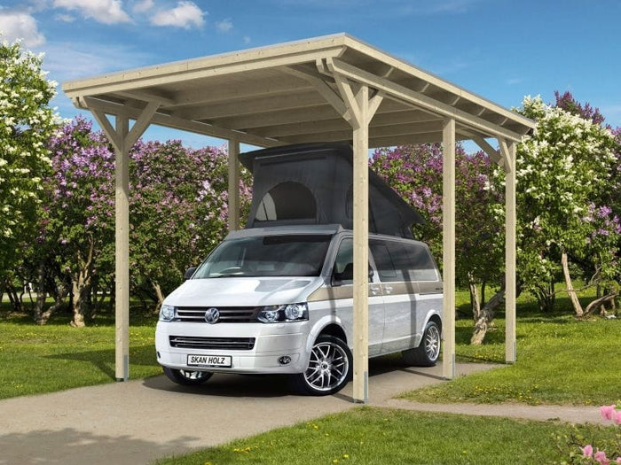 Skan Holz Carport Emsland Caravan 404 x 604 x 372 cm