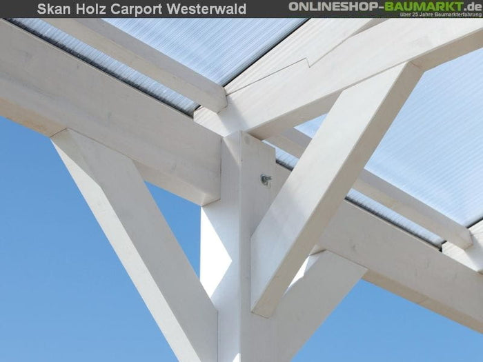 Skan Holz Carport Franken 376 x 541 cm Leimholz