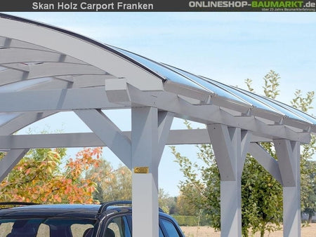 Skan Holz Carport Franken 635 x 755 cm Leimholz