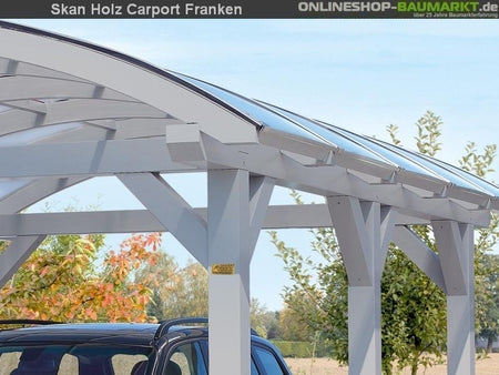 Skan Holz Carport Franken 635 x 969 cm Leimholz