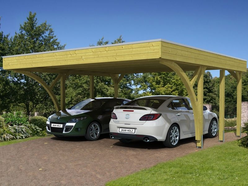 Skan Holz Carport Friesland Set 8
