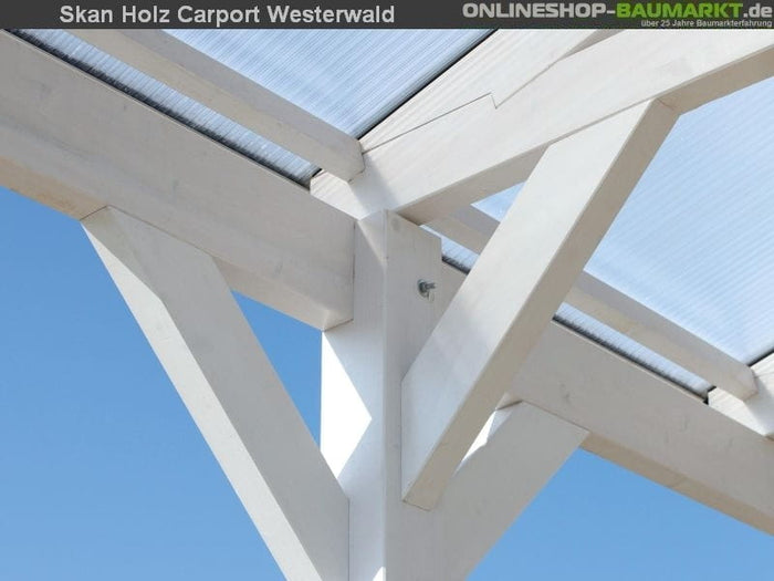 Skan Holz Carport Odenwald 428 x 648 cm Leimholz