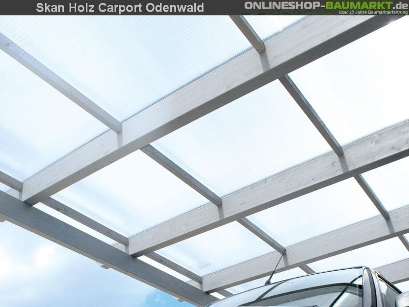 Skan Holz Carport Odenwald 640 x 541 cm Leimholz