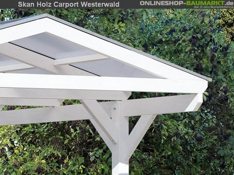 Skan Holz Carport Westerwald 570 x 648 cm Leimholz
