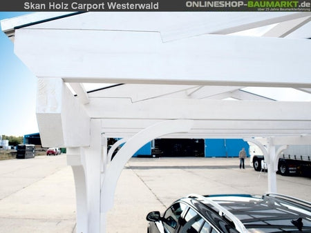 Skan Holz Carport Westerwald 570 x 648 cm Leimholz