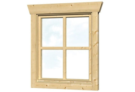 Skan Holz Einzelfenster 28 mm, Anschlag links