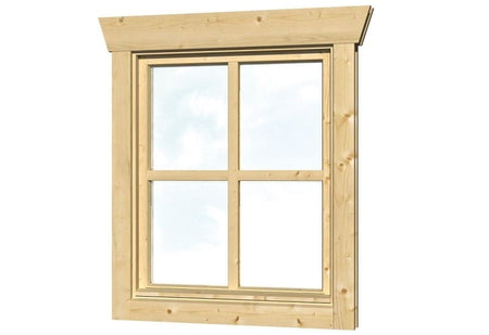 Skan Holz Einzelfenster 28 mm, Anschlag rechts