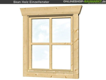 Skan Holz Einzelfenster 45 mm, Anschlag rechts