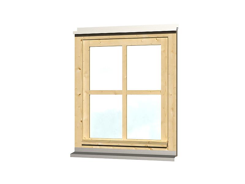 Skan Holz Einzelfenster für Carports, 66 x 82,5 cm