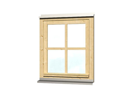 Skan Holz Einzelfenster für Carports, 66 x 82,5 cm