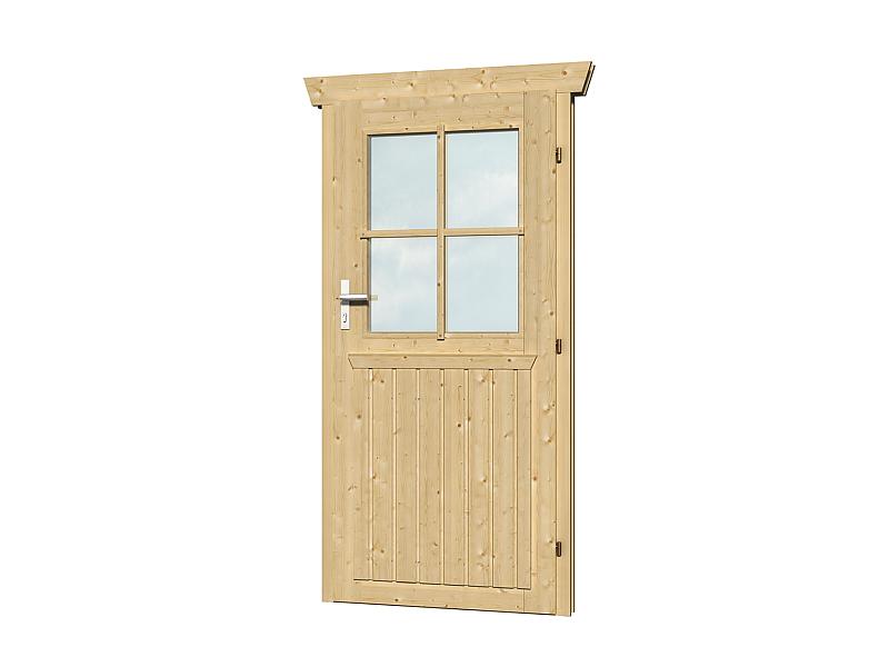Skan Holz Einzeltür halbverglast 45 mm