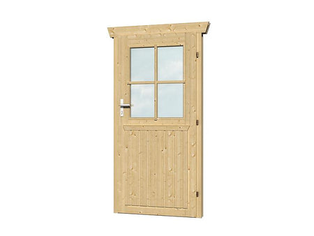 Skan Holz Einzeltür halbverglast 45 mm