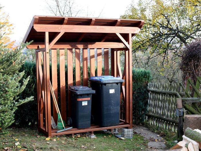 Skan Holz Freistehender Holzunterstand Lars 1