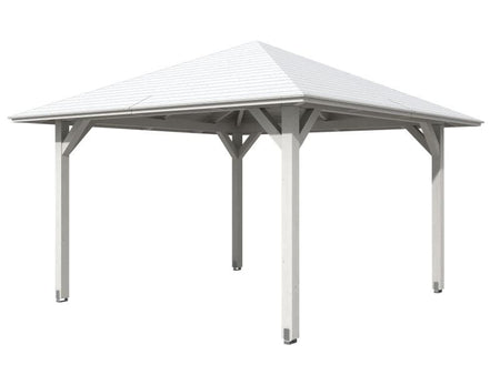 Skan Holz Pavillon Cannes Größe 2 in weiß
