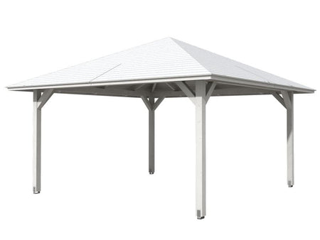 Skan Holz Pavillon Cannes Größe 3 in weiß