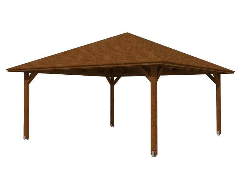 Skan Holz Pavillon Cannes Größe 4 in nussbaum