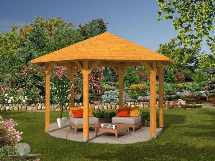 Skan Holz Pavillon Nancy Größe 3 in eiche hell