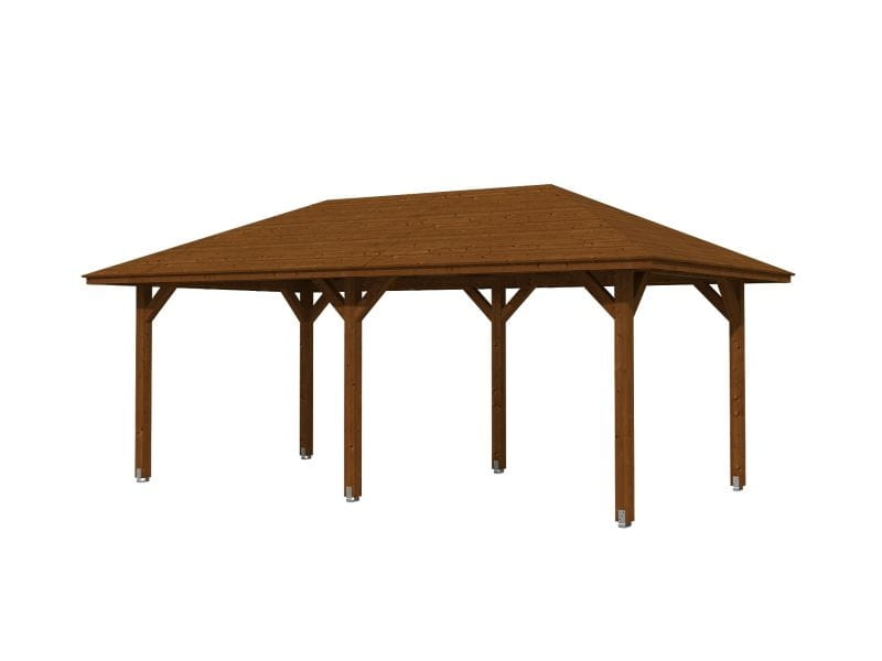 Skan Holz Pavillon Orleans Größe 1 in nussbaum