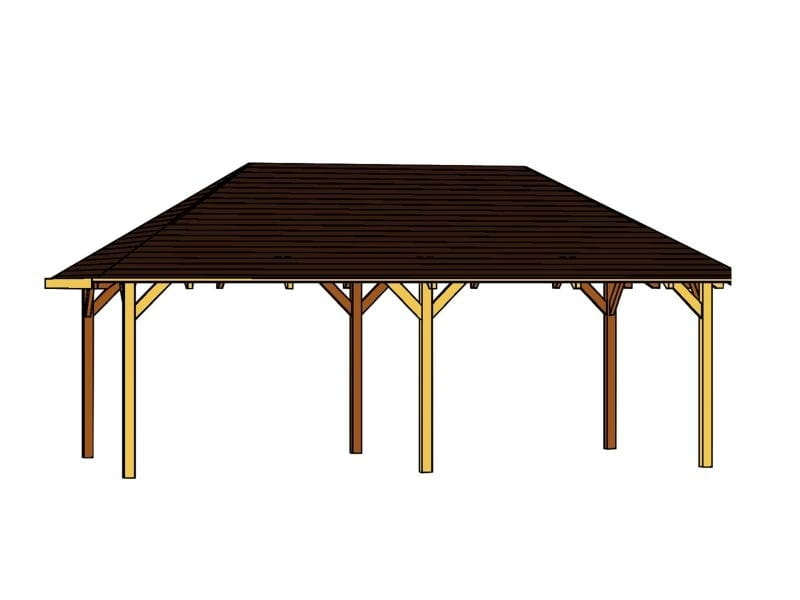 Skan Holz Pavillon Orleans Größe 2 in eiche hell