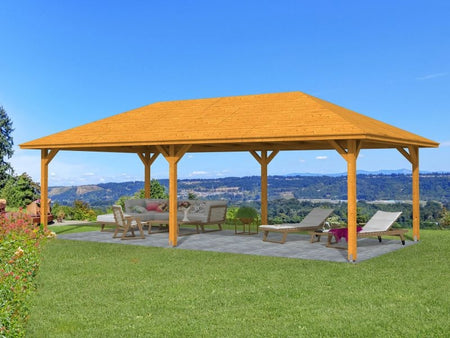 Skan Holz Pavillon Orleans Größe 3 eiche hell