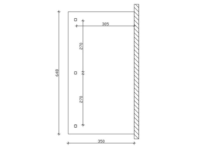 Skan Holz Terrassenüberdachung Rimini 648 x 350 cm natur