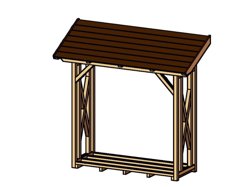 Skan Holz Wandanbau Holzunterstand Paul 1