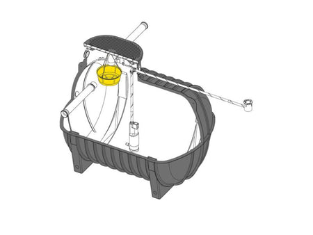 Speidel Zisternen-Set Garten Eco 7500 Liter mit Tankabdeckung und Korbfilter