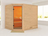 Tanami - Karibu Sauna ohne Ofen - ohne Dachkranz -
