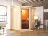 Taurin - Karibu Sauna ohne Ofen - mit Dachkranz -