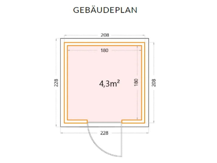 Telluria Metall-Gerätehaus Classico 2121 komplett Weiß