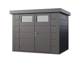 Telluria Metall-Gerätehaus Classico 2721 Granitgrau