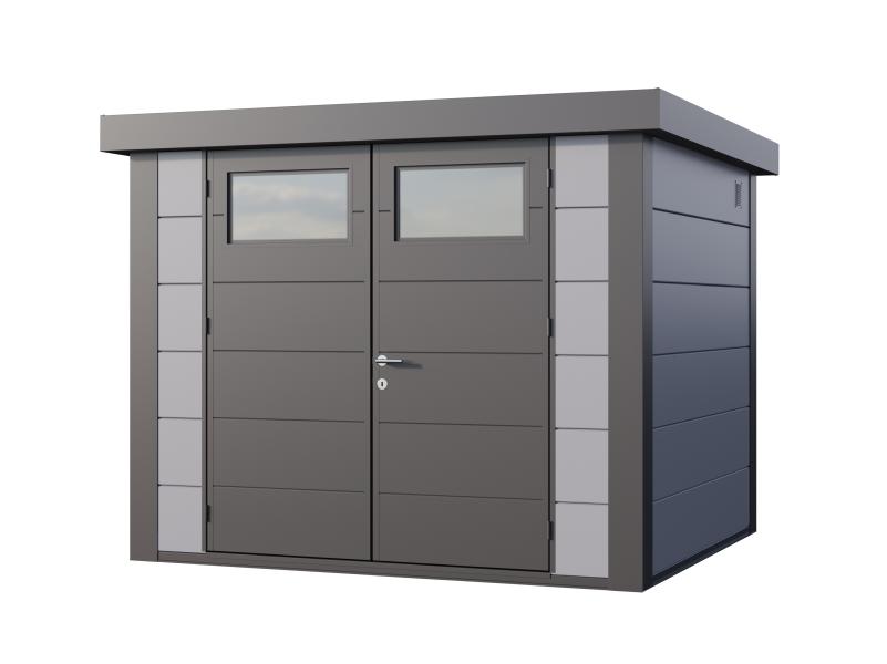 Telluria Metall-Gerätehaus Classico 2724 Lichtgrau