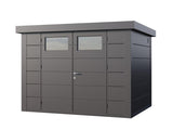 Telluria Metall-Gerätehaus Classico 3024 Granitgrau