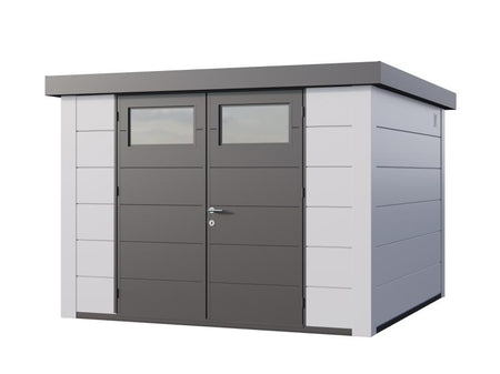 Telluria Metall-Gerätehaus Classico 3030 Komplett Weiß